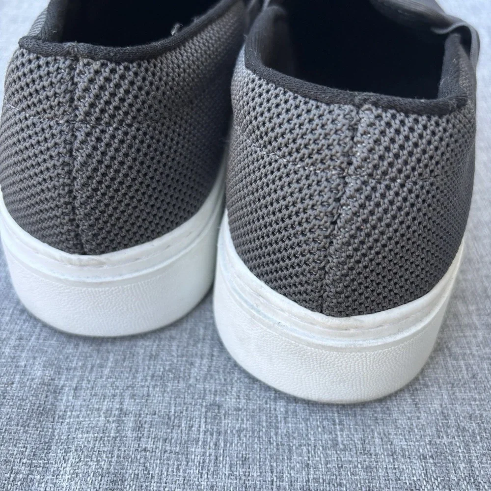 Eileen Fisher Shoes Women 9.5 Pep Slip On Platform Sneaker Graphite Grey Casual‎